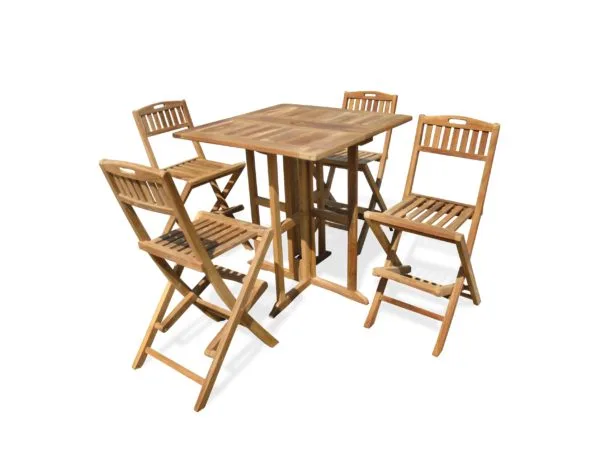 Windsor Teak Square Bar Table